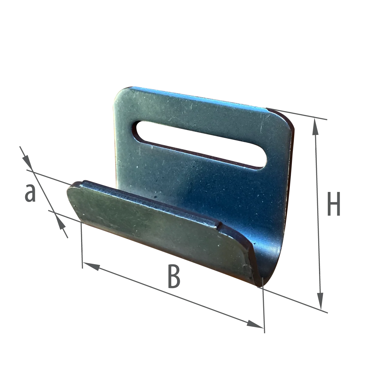 FLAT HOOK STAINLESS STEEL