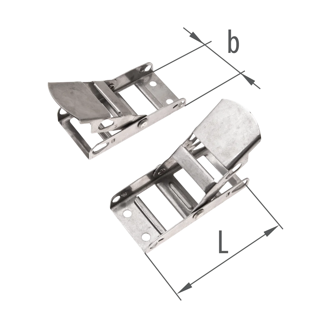 OVER CENTER BUCKLE ZINC-PLATED