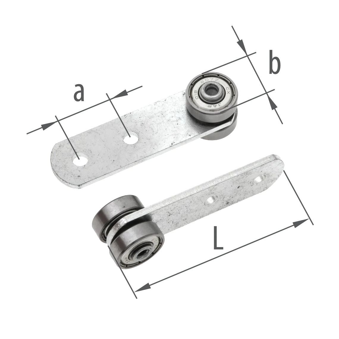ROLLER WITH STEEL BALL BEARING 607zz 19X20 mm