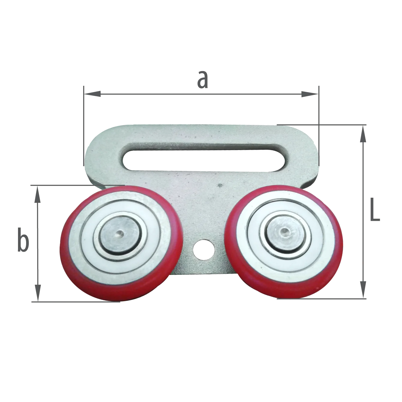 RUNNER WITH STEEL BALL BEARING 31x51 FOR EDSCHA PROFILE